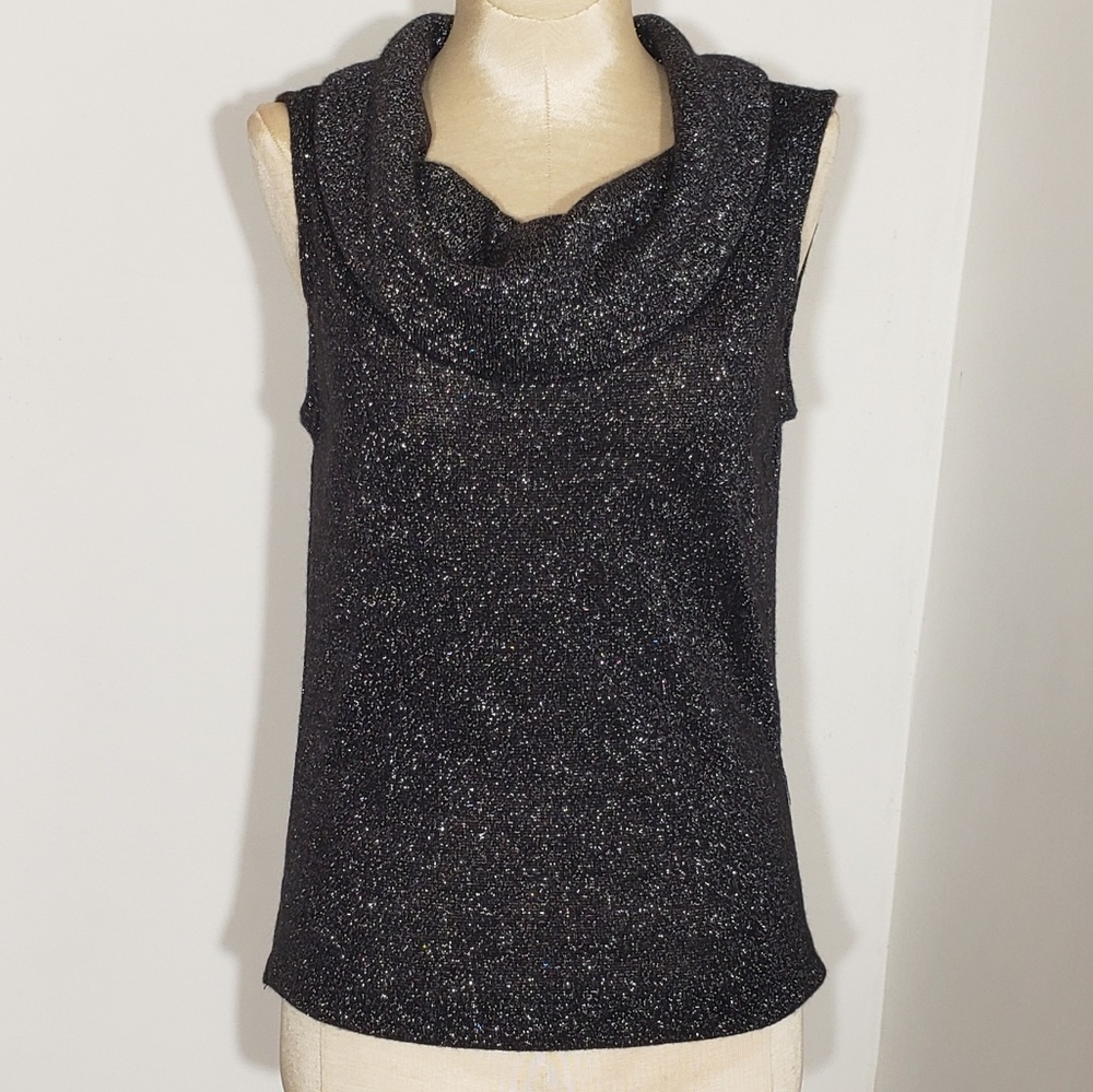 La Belle cowl neck sleeveless top size Large - Picture 5 of 5